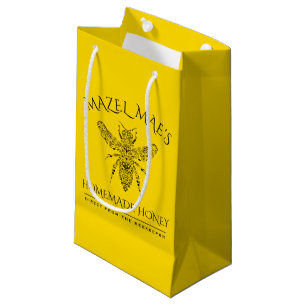 Custom Homemade Honey Small Gift Bag