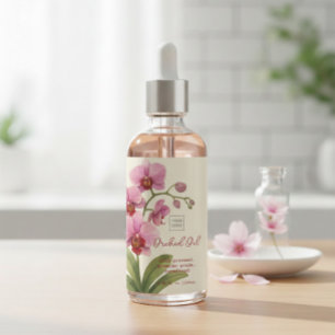 Custom Homemade Orchid Oil Label