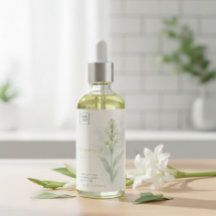 Custom Homemade Tuberose Oil Label