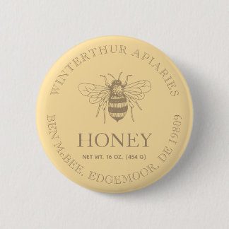 Custom Honey Business Promotional 2 Inch Round Button