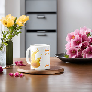 Custom Honey Splash Mug With Name