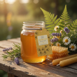 Custom Honeybee “Thank You” Tag for Honey Products