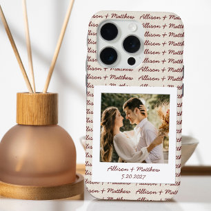 Custom Honeymoon Gift Wifey & Hubby Phone Case Set