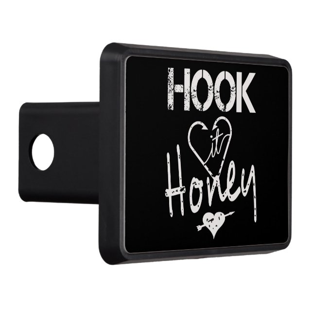 Custom Hook It Honey Fishing Trailer Hitch Cover (Right)