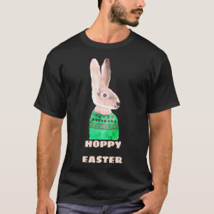 Custom HOPPY EASTER Bunny Funny Gag for men T-Shirt