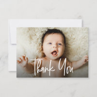 Custom Horizontal Baby Photo Birth Handlettering