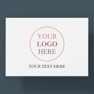 Custom Horizontal Logo – No Minimum Order Postcard