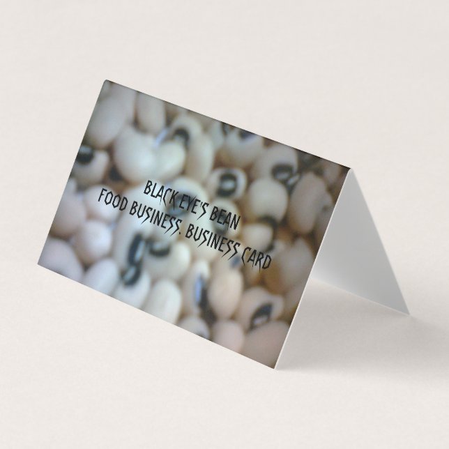 CUSTOM HORIZONTAL TENT FOLDED BUSINESS CARD (Front)