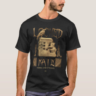 Custom Horror Skull Lock 666 T-Shirt