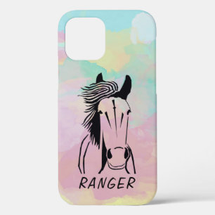 Custom Horse Apple IPhone 12 (Tough) Phone Case