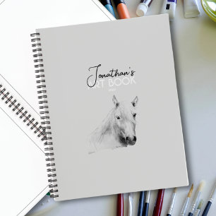Custom Horse Lovers Notebook