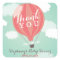 Custom Hot Air Balloon Thank You Stickers