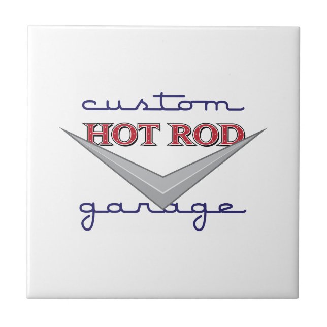 Custom Hot Rod Tile (Front)