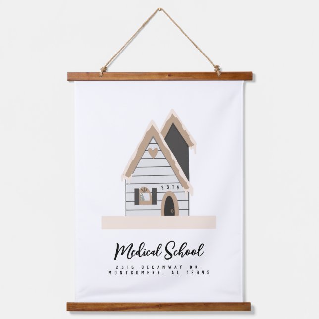 Custom House Medical Training Journey Hanging Tapestry (Front)