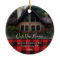 Custom House Photo First Xmas New Home Family Name