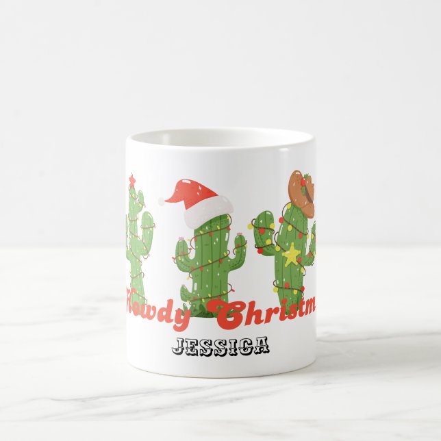 Custom Howdy Christmas Mug (Center)