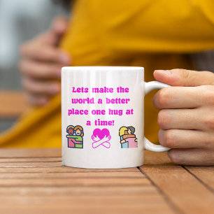 Custom Hug Promoting Mug