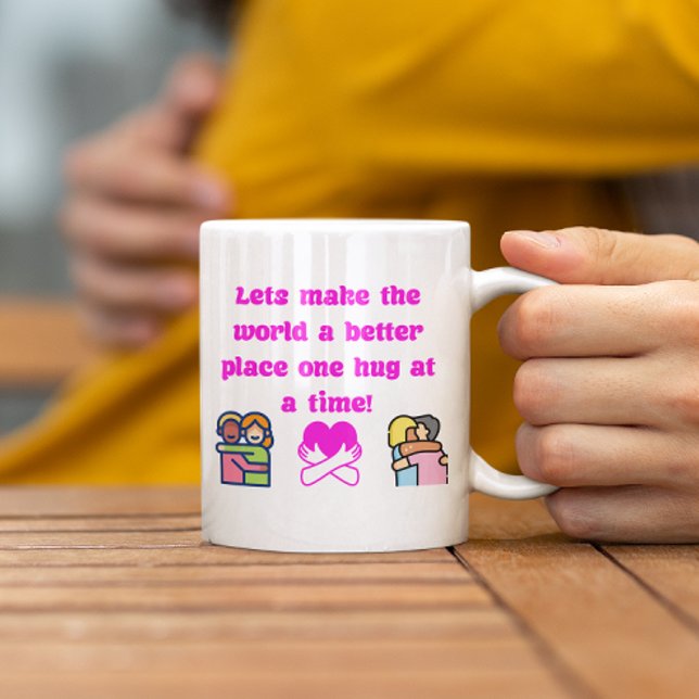 Custom Hug Promoting Mug (Creator Uploaded)
