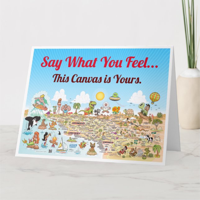 Custom Huge SoCal Card (Front)