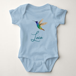 Custom Hummingbird Baby Bodysuit