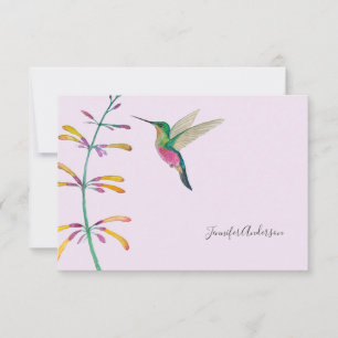 Custom Hummingbird  Card