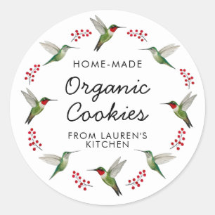 Custom Hummingbird   Classic Round Sticker