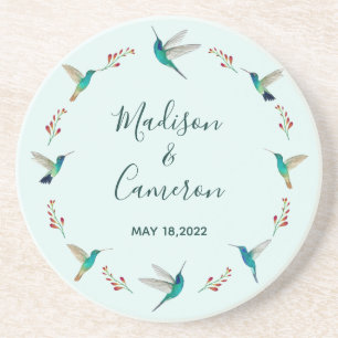 Custom Hummingbird Coaster