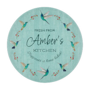 Custom Hummingbird  Cutting Board