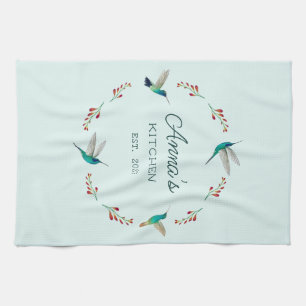 Custom Hummingbird   Kitchen Towel
