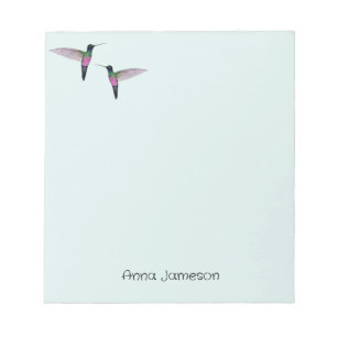 Custom Hummingbird Notepad