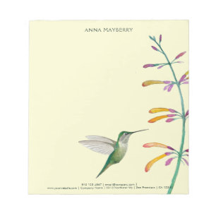 Custom Hummingbird  Notepad