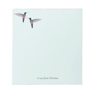 Custom Hummingbird Notepad