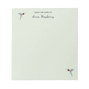 Custom Hummingbird  Notepad