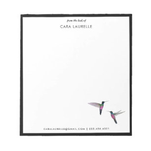 Custom Hummingbird  Notepad