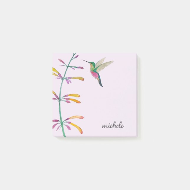 Custom Hummingbird  Post-it Notes (Front)
