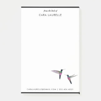 Custom Hummingbird  Post-it Notes