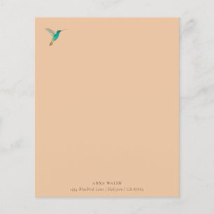 Custom Hummingbird Stationery Paper