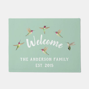 Custom Hummingbirds Doormat