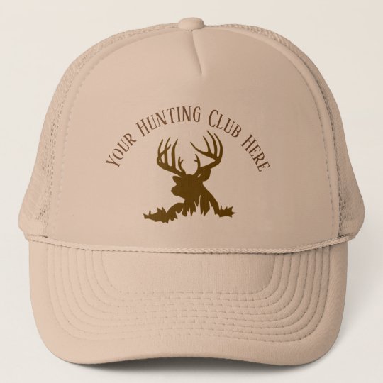 Custom Hunting Club Hat Zazzle.ca
