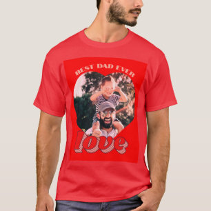 custom I heart I love photo T-Shirt