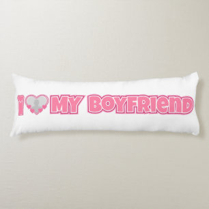 Custom I Love My Boyfriend – Add Photo Body Pillow