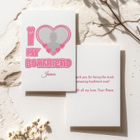 Custom I Love My Boyfriend – Add Photo & Name