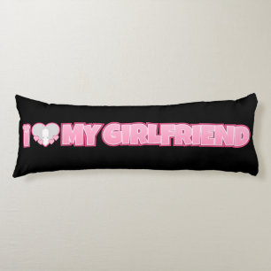 Custom I Love My Girlfriend – Add Photo Body Pillow