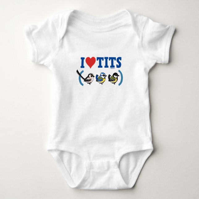 Custom I Love Paridae EU Bodysuit (Front)