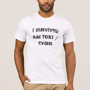 Custom I SURVIVED Men's Bella Canvas T-Shirt