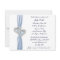 Custom Ice Blue Hearts Bridal Shower Invitation