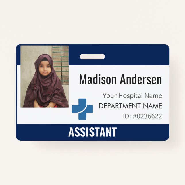 Custom ID Badge | Personalized Work ID Card (Front)