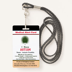 Custom ID Identification Child Adult Name Badge