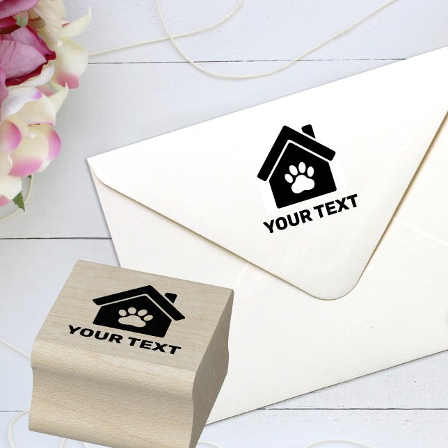 Custom Image And Text Rubber Stamp (Creator Uploaded)