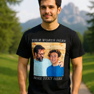 Custom Image and Text Tee   Create Your Own 